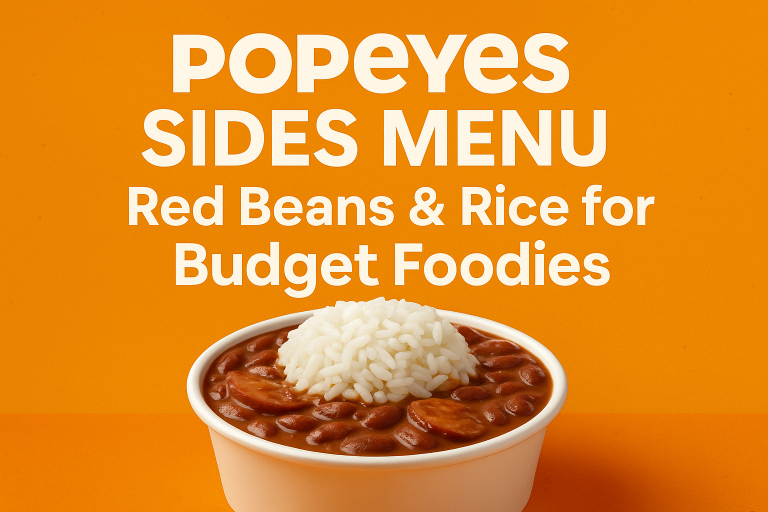 Popeyes Sides Menu: Red Beans & Rice for Budget Foodies 4 Popeyes Sides Menu: Red Beans & Rice for Budget Foodies